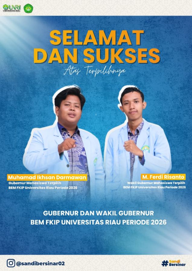 Arah Baru Kepemimpinan FKIP, Muhammad Ikhsan Darmawan - M. Ferdi Risanto Menangkan Pilgub FKIP 2025
