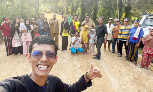 Bacaleg Gerindra, Rizki Poliang Hadir di Tengah Masyarakat Pintu Gobang Kari