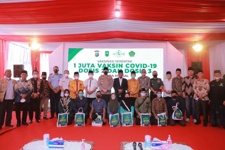 Kapolda Irjen Iqbal Optimis Vaksinasi Riau Lampaui Target, Dari Program 1 Juta Vaksin Bersama PBNU