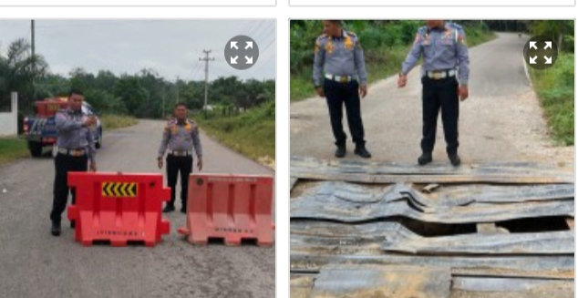 Langgar Batas Tonase, Jembatan Darurat Sinambek Ditutup Total