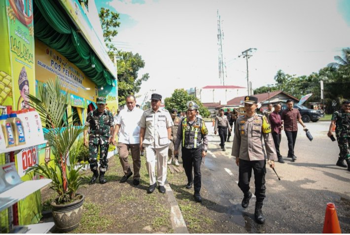 Mudik Selamat Jadi Prioritas, Bupati Kuansing Cek Langsung Kesiapan Posko