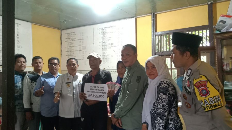 PemDes Pulau Madina salurkan BLT-DD Triwulan pertama tahun 2025 Kepada 20 KPM