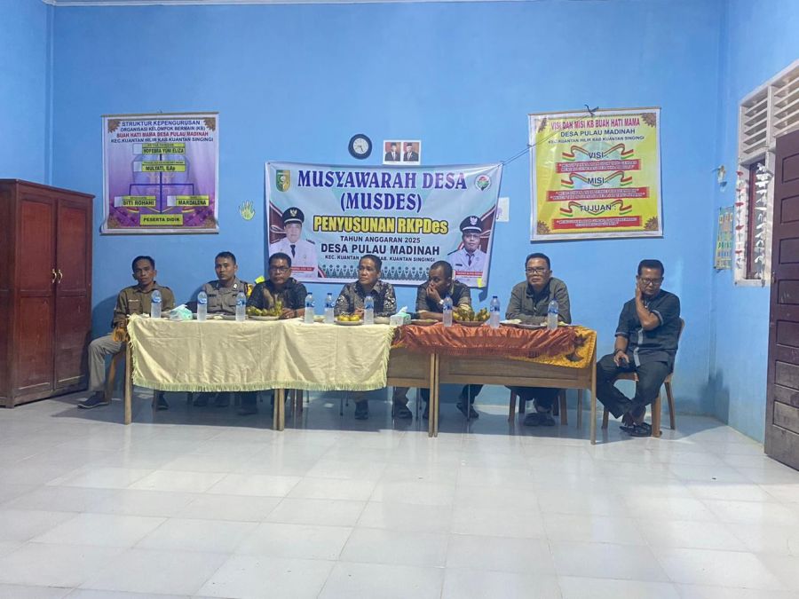 Pemdes Pulau Madinah Gelar Musdes RKPDes th 2025, Masyarakat Usulkan 10 Program Prioritas