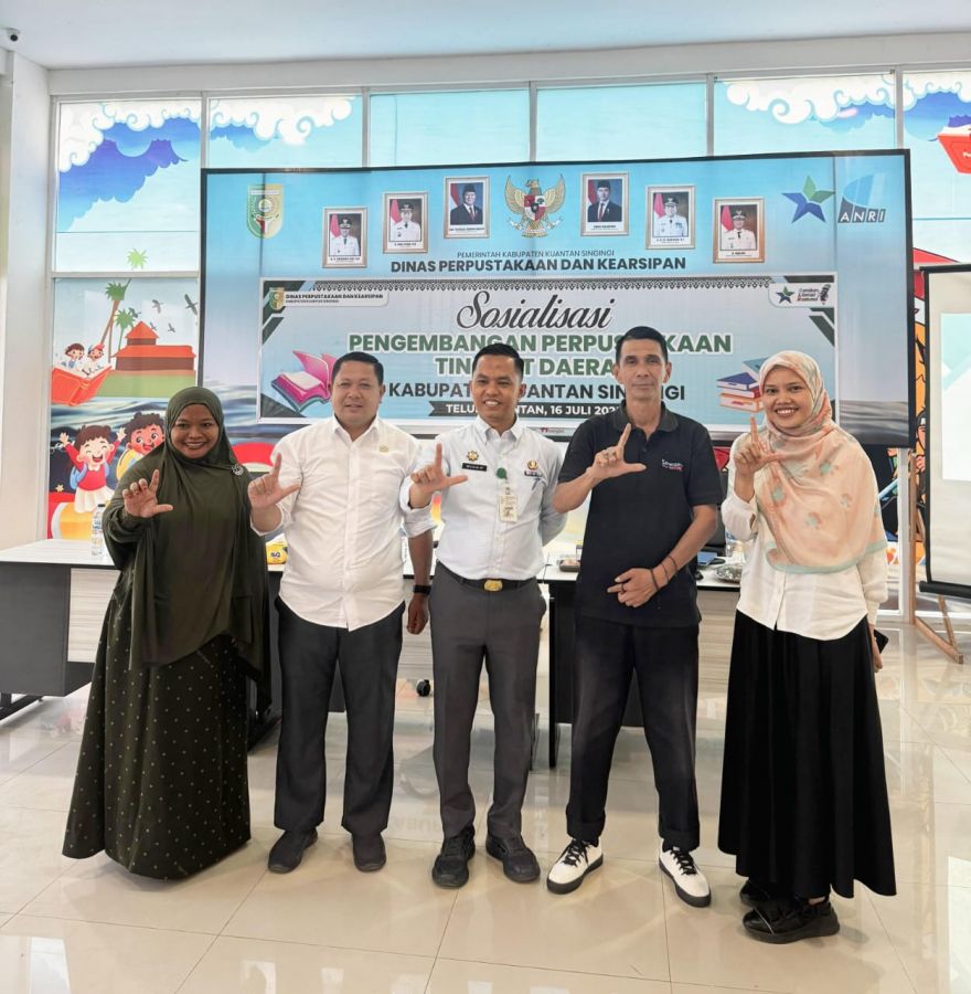 Pemkab Kuansing Gelar Sosialisasi Pengembangan Pustaka Daerah, Guna Peningkatan Layanan