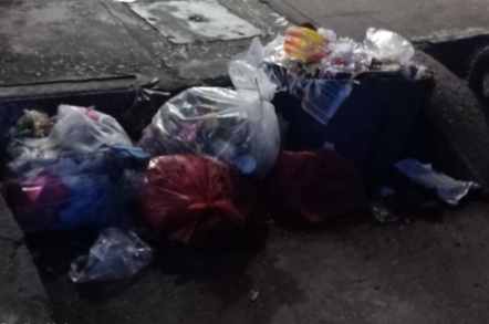 Tumpukkan Sampah Dikawasan Pasar Mangkrak T Bau Tak Sedap